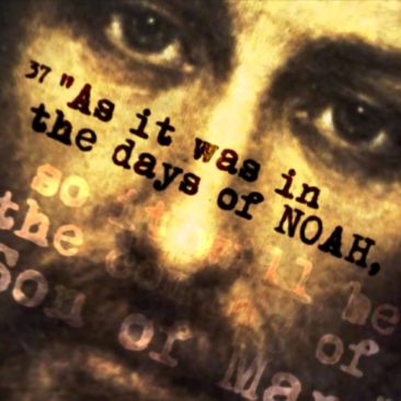 As it was in the days of Noah_face of Jesus